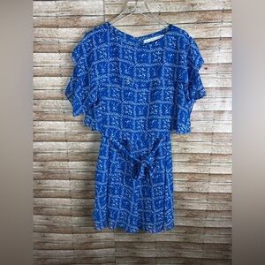& Other Stories Dress Blue Floral  Flowy Size 8